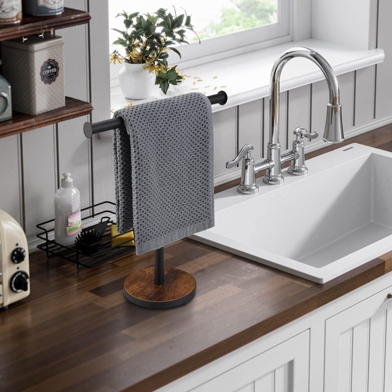BCOZLUX Towel Holder Stand, Countertop Hand Towel Stand for Bathroom
