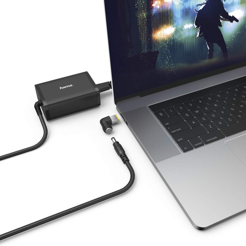 Hama Notebook Netzteil 15V, 19V, 65W (Universalnetzteil für Laptop, Laptop