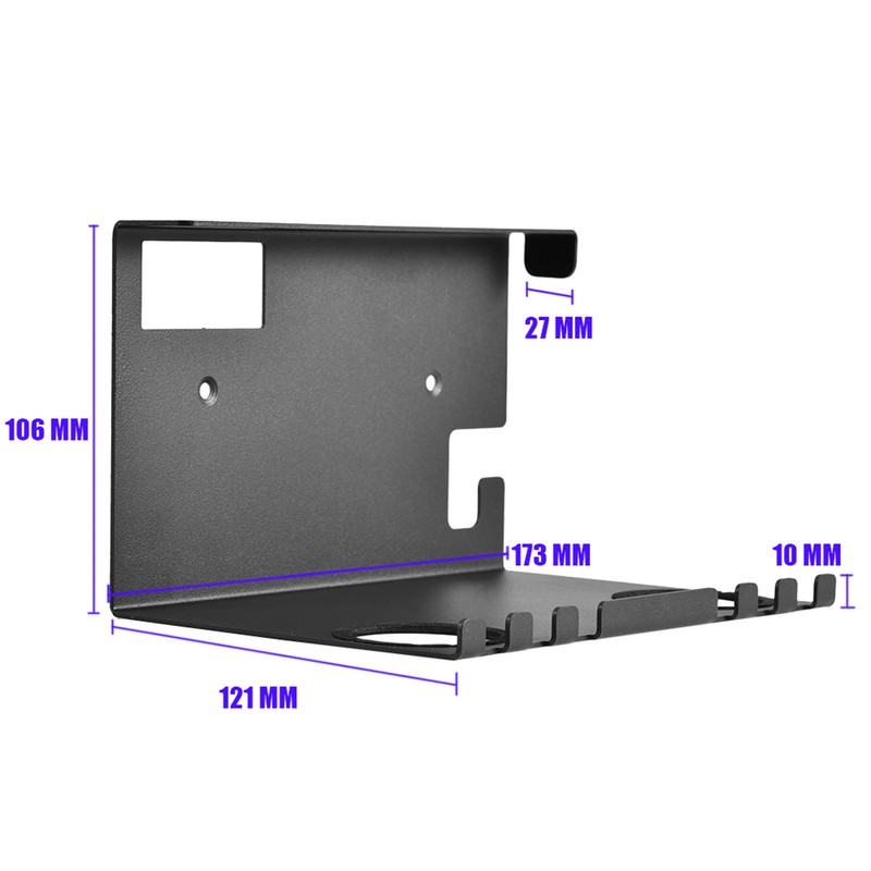 Wall Mount Holder Bracket Stand Docking Open Slots for Console
