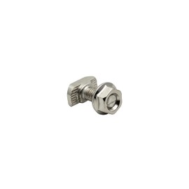 Hammer Screw T-Screw M6 16 mm Slot 8 for Aluminium Profile Pack of 30 + Nut