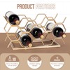Drincarier Countertop Wine Rack - 10 Bottle Freestanding Modern Gold