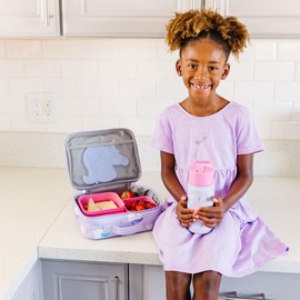 Wildkin Kids Insulated Lunch Box – Durable and Reusable for School & Travel - Unicorn