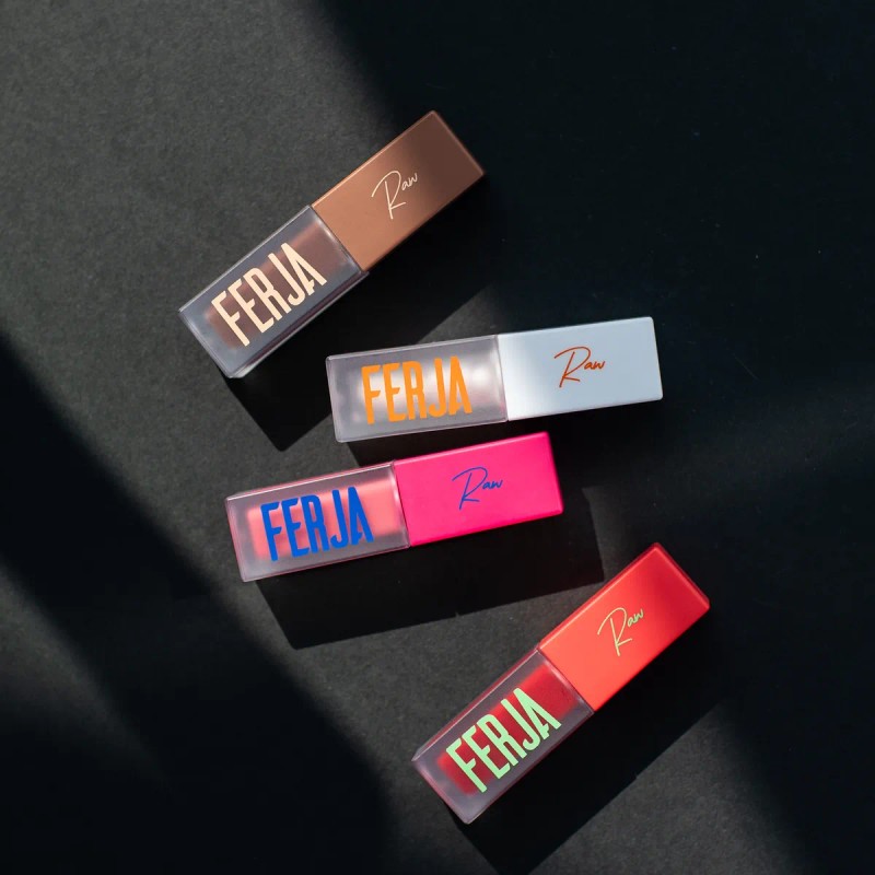 Lip Gloss Ferja Raw Café 5ml Brillo Hidratante Café