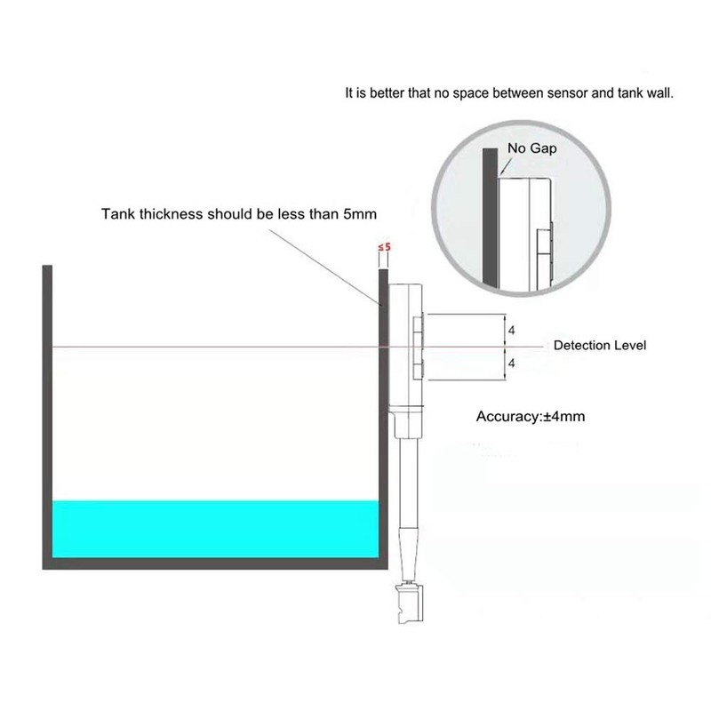 EPTTECH D1CS-D Capacitive Water Tank Level Sensor Come with 500mm