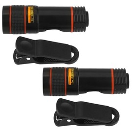 DOITOOL 2Pcs Clip Phone Lens Telephoto and Macro Photography Lens for Smartphones Lightweight Design Easy to Use for Travel and Concert Photography Made of Durable