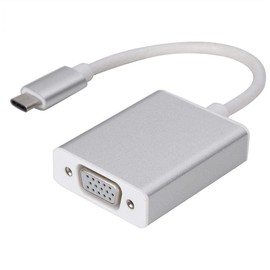 Multibao Type-C to VGA Video Cable,Type-C to VGA Video 1080P Cable Converter Adapter,Type-C to VGA HD Video Cable Support 1080P for Computer Projecter