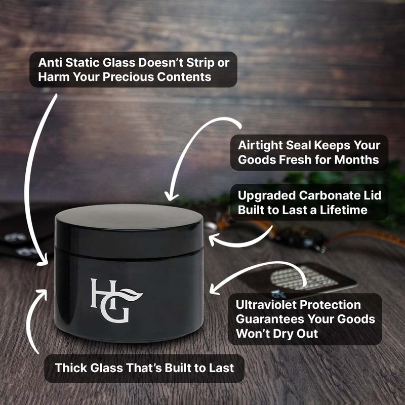 Herb Guard - Glass Airtight Jar & Container with Upgraded