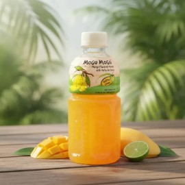 Bebida Mogu Mogu Sabor Mango Con Nata De Coco 320ml