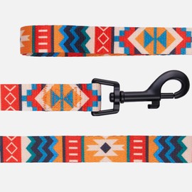 CollarDirect Nylon Dog Leash 5ft Tribal Pattern Durable Walking Pet Leashes for Dogs Small Medium Large Puppy (Pattern 3, S, New)