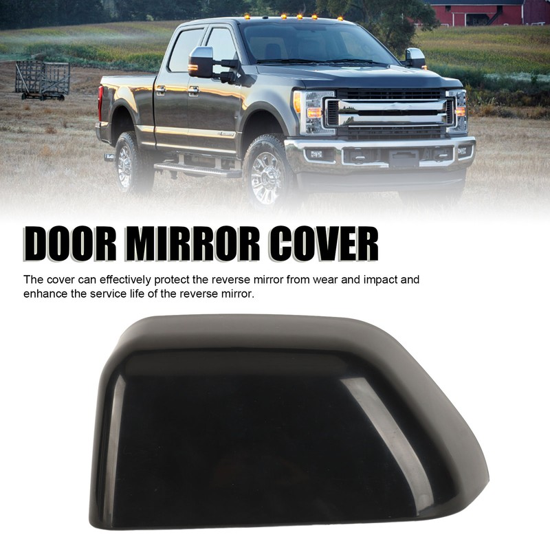 Mirror Cover Cap Black Exterior Rearview Side Mirror Housing for