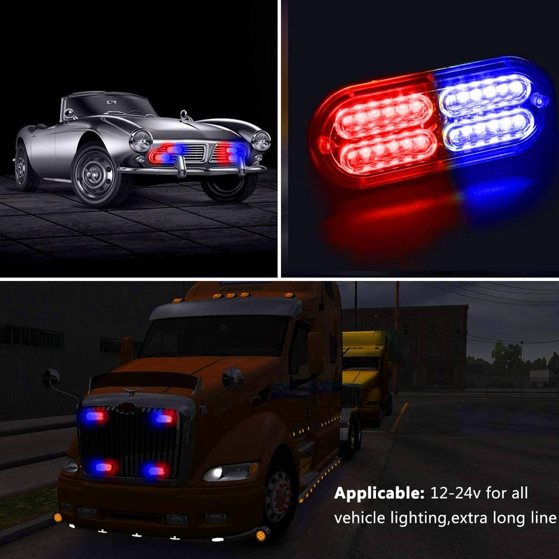 EASE2U E 24 LED Strobe Lights for Trucks Vehicles Suvs,