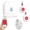 WiFi Caregiver Pager System with Emergency Button for Elderly -