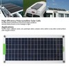 100W Solar Panel Kit 220W Inverter MPPT Controller Dual USB