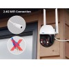 KERUI Cam Wireless Outdoor 1080p Smart WiFi Tuya APP IP