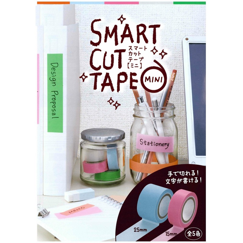 SEKISUI Smart Cut Tape, Mini, Translucent, 1.0 inches (25 mm)