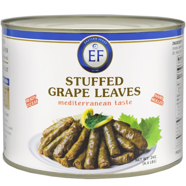 Eastern Feast - Stuffed Grape Leaves, 4.4 Lbs (2 Kg)