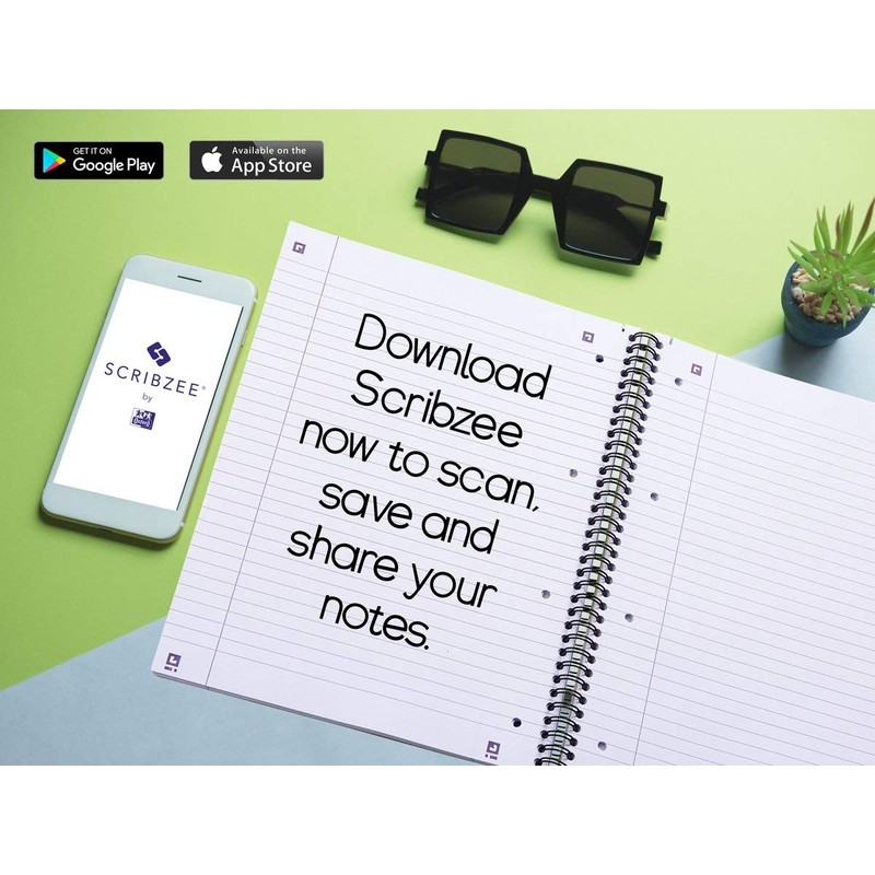 Oxford Touch Notepad A4 Lined with Double Margin 80 Sheets