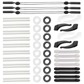 SHESAYMA Retenedores de Gafas para Patillas, Accesorios para Gafas, Gancho antideslizante para las orejas de Silicona, Protectores Antideslizantes con 3 Correas Ajustables de Silicona Antideslizante Suaves