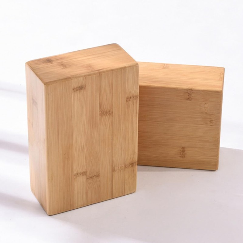 Balacoo Bamboo Block for Yoga: Yoga Training Brick, Bamboo Handstand