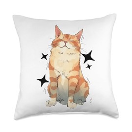 Cinco De Mayo Cat and Tacos Lover Design Co. Cinco De Mayo Cat and Tacos Lover Funny Design Throw Pillow, 18x18, Multicolor