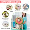 MIDOG Soft Inflatable Dog Cone, Donut E-Collar Alternative for After