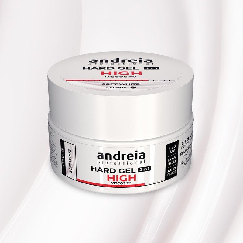 Andreia Professional Hard Nail Gel Two-Phase 2-in-1 LED and UV