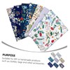 Ipetboom 8pcs Cartoon Cotton Patchwork Fabric Set Handmade DIY Hawaii