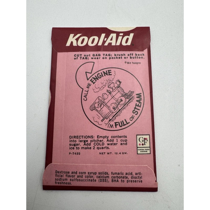 Kool-Aid 1 Vintage SEALED Kool Aid Black Cherry Drink Mix