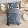 DuShow Cotton Cot Bed Duvet Cover Set,Gray Moon Toddler Duvet