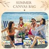 Kacctyen 16 Pcs Beach Makeup Bag Summer Cosmetic Bag Bulk