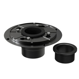 WEBANG Shower Drain Accessories Floor Drain Base Flange with Rubber Coupler ABS and PVC Material for Linear Drain Square Drain Installation