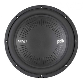 Polk Audio DB1242 SVC - DB+ Series 12" Shallow Subwoofer for Marine/Car Sound System, 26Hz-200Hz Frequency Response, Single 4-Ohm Voice Coils & Polypropylene Woofer Cone