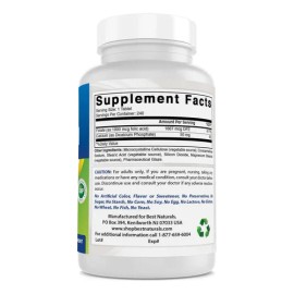 Suplemento Best Naturals De Ácido Fólico 1000 Mcg Vitamina