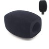 Flocked Foam Windscreen, Sponge Windshield, Handheld Microphone Foam Cover for
