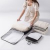 CNYAO Compression Packing Cubes,7 Pcs Travel Organizer Cubes Storage Bags