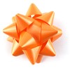Worlds Orange Confetti Gift Bows Star Gift Bows for Christmas