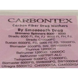 Shimano 1 Set Carbontex Drag Washers Shimano 6000 - 8000 Stradic SEE PICS FOR REELS