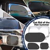 Tallew 6 Pack Car Window Shades for Baby, Include Front