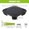 HaeKap Bladed Trimmer Head Compatible for Ryobi String Trimmer 18V