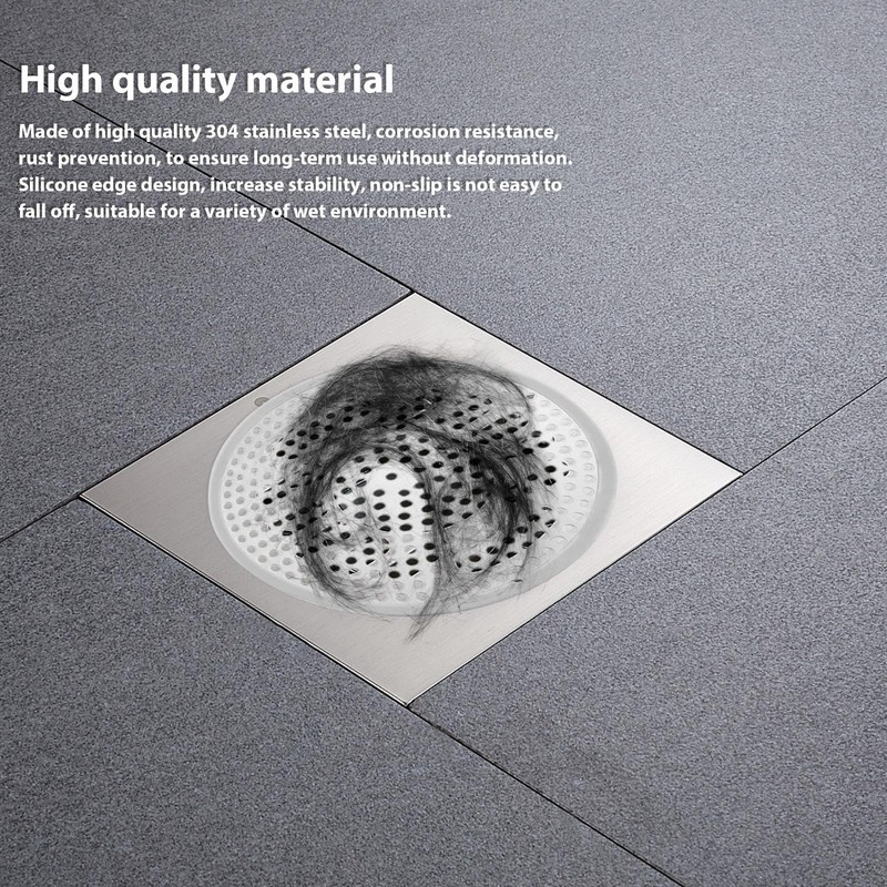 Shower Drain Hair Catcher | Shower Stall Hair Strainer Protector