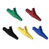 TopHomer 5 Colors Optional Alligator Clips Crocodile Clamps with Insulating