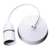 Ceiling Rose & Pendant T2, White