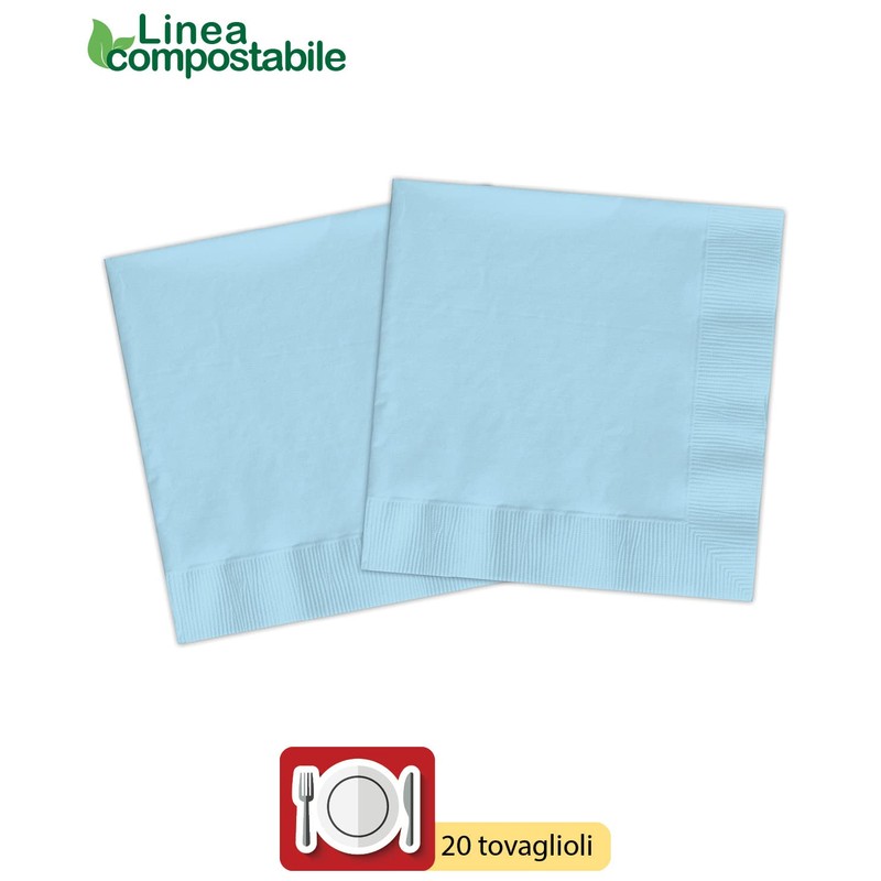 Kit Party Tavola Flower Shape per 8 persone (44 pezzi:
