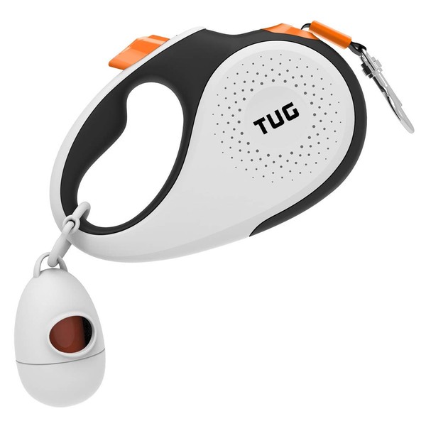 TUG 360° Tangle-Free Retractable Dog Leash with Waste Bag Dispenser
