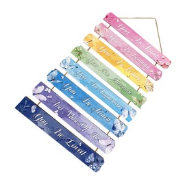 Operitacx Inspirational Motivational Quotes Wall Sticker for Bedroom Study Room Easy to Apply Decals for Teen Durable Positive Room Art for Living Space