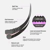 Curacoro Laser Flat Lash Extensions – Lightweight & Long-Lasting Flat
