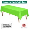 Lime Green Plastic Tablecloths 2 Pack Light Green Disposable Table