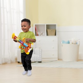 VTech Safari Sounds Guitar, Toddler Musical Toy with Songs, Melodies and Animal Sounds, Fun and Colourful Musical Toys for Children, Educational Toy with Lights, Ages 2 Years +, English Version