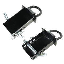 ANLU LOAD Heavy Duty Adjustable Trailer Stake Pocket D Ring, Load Limit 5400 Lbs & 4 Adjustable Holes,Stake Pocket D-Ring Tie Downs Utility for Flatbed Trucks