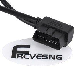 FRCVESNG OBDII Splitter Y Cable, OBD2 Splitter 2 Way Extension Cable 1 Male Splitter to 2 Female Y Cable-F31 for Toyota & Nissan